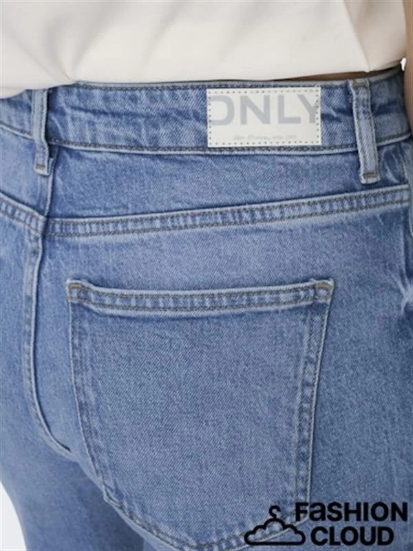 Mom Jean Yırtık  Jean Kot Pantolon