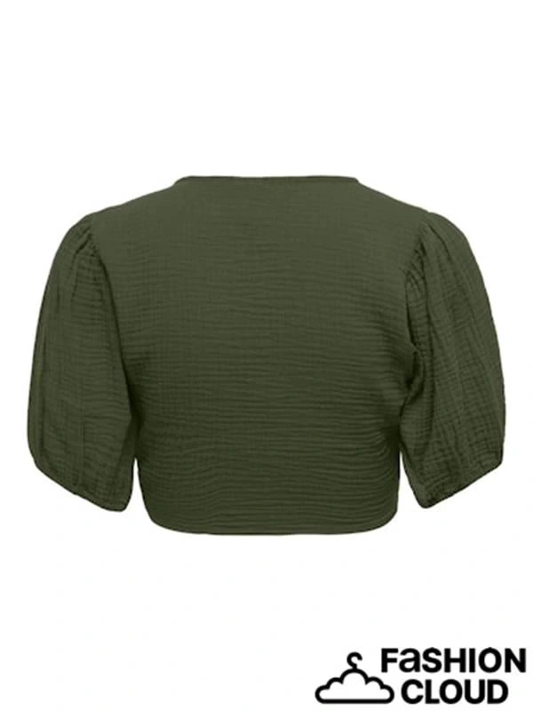 Müslin Baglamalı Crop