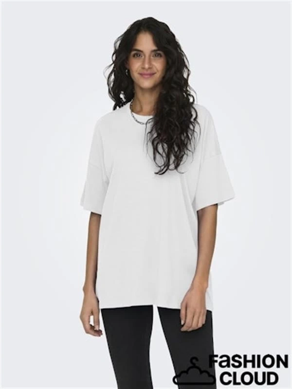 Oversize Organik Pamuk Kadın T-Shirt
