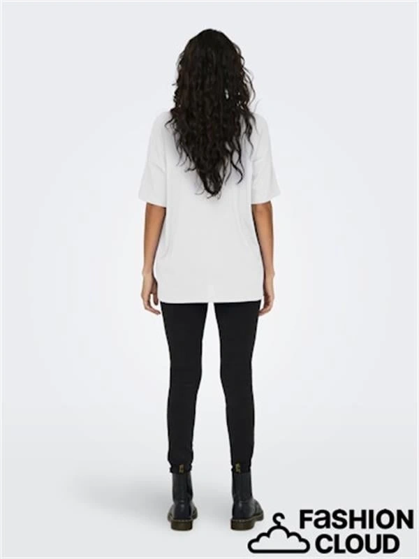 Oversize Organik Pamuk Kadın T-Shirt