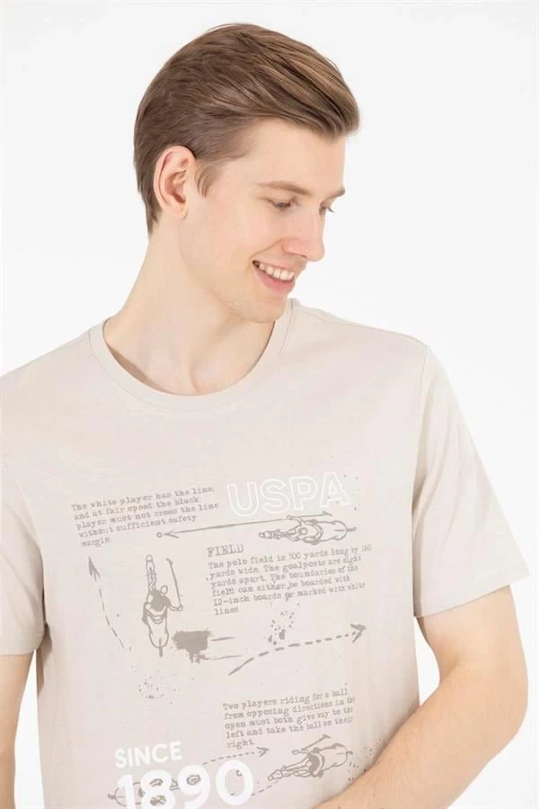 Oten Baskılı Erkek T-Shirt