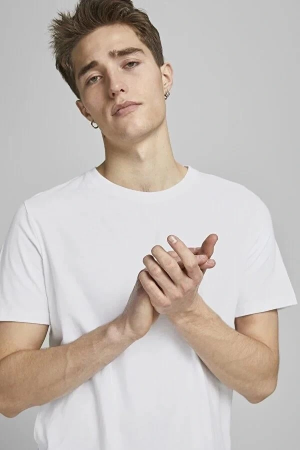 Oval Kesim Erkek T-Shirt