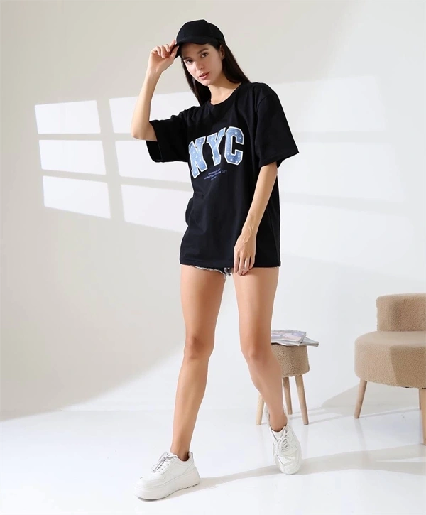 Oversize Kadın T-Shirt