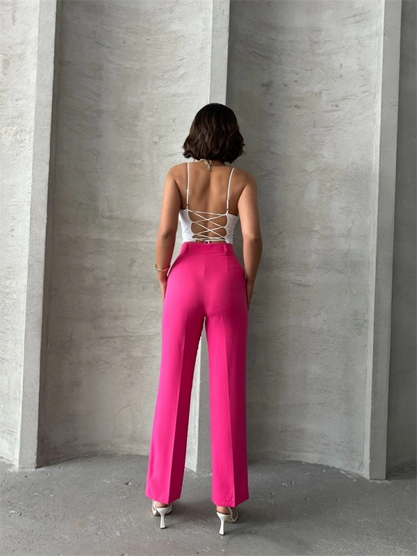 Palazzo fuşya pantolon