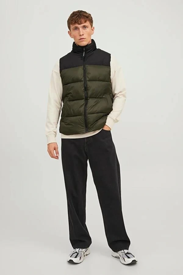 Parçalı Şişme Erkek Yelek