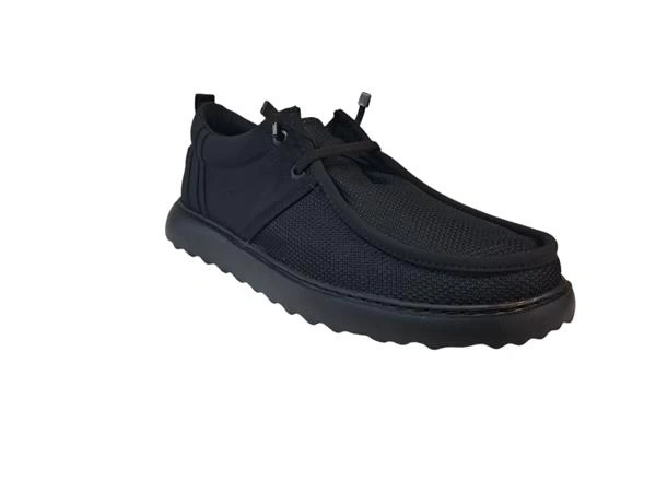 PC023LEFY Memory Foam Akıllı Bağcık Erkek Günlük Ayakkabı Siyah