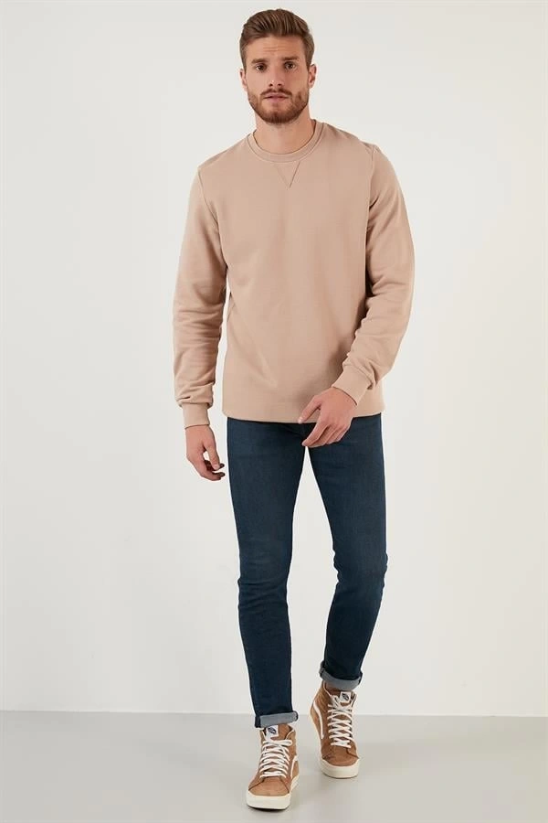 Pike Kumaş Comfort Fit Sweatshirt