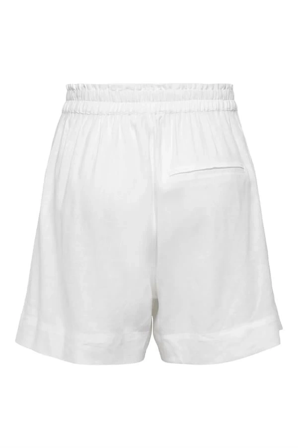 Saf Keten Regular Fit Kadın Şort