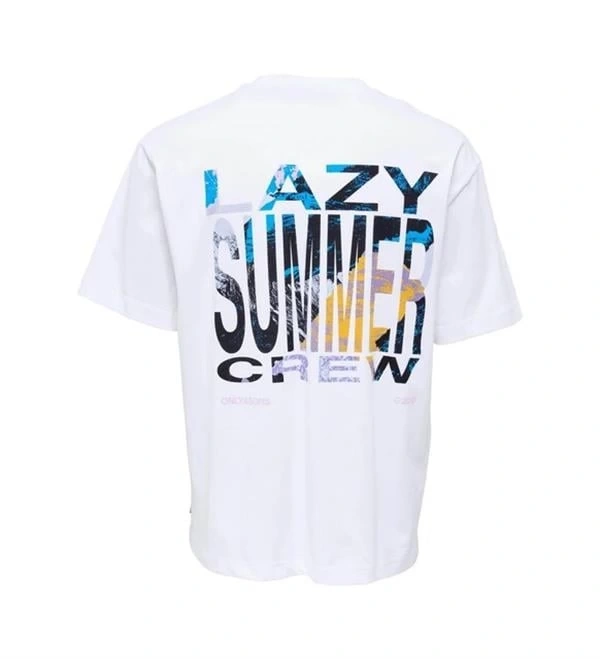 Sırt Baskılı Erkek T-Shirt