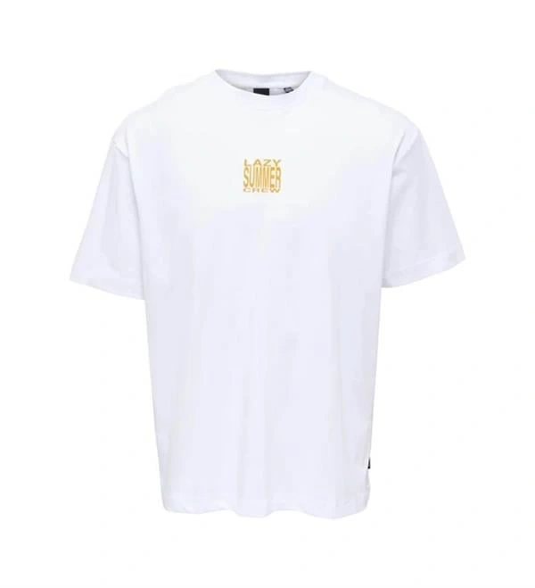 Sırt Baskılı Erkek T-Shirt