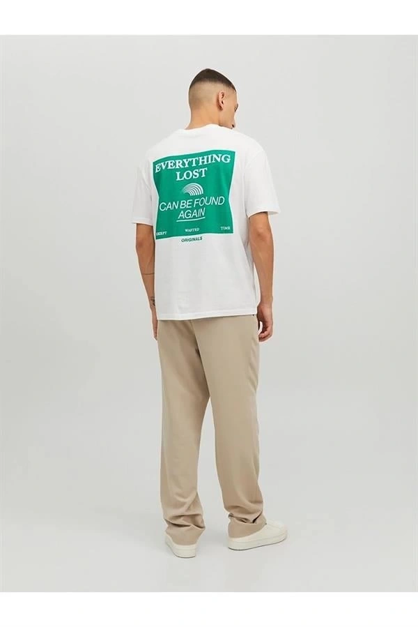 Sırt Baskılı Erkek T-Shirt