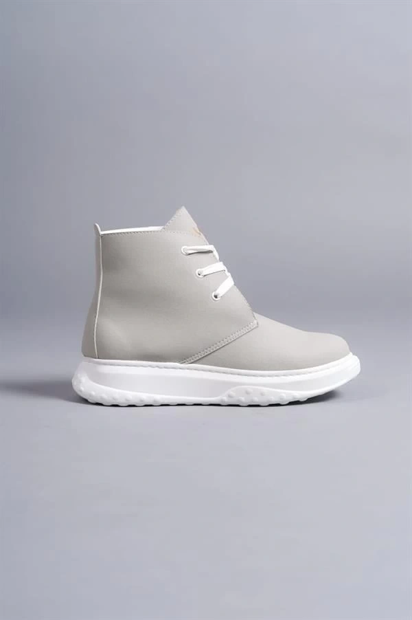 SLW204 Franca Bağcıklı Süet Erkek Spor Bot BT - Gri