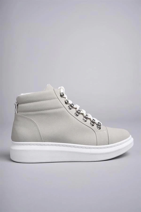 SLW206 Ottawa Bağcıklı Süet Erkek Günlük Spor Bot BT - Gri