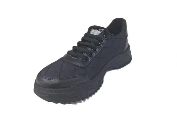 Soft Shell Ve Deri Karışımı Mevsimlik Günlük Kadın Ayakkabı