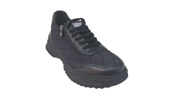 Soft Shell Ve Deri Karışımı Mevsimlik Günlük Kadın Ayakkabı