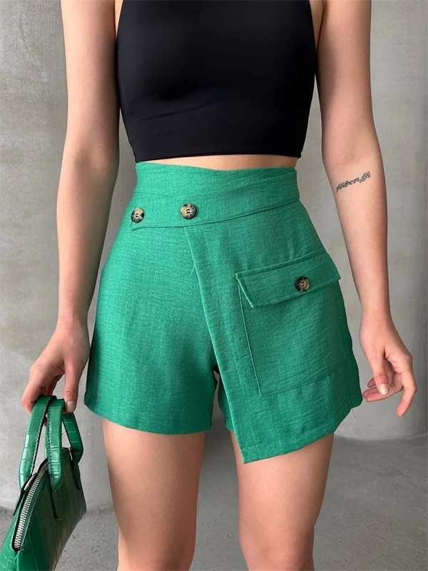 Tek cepli şort etek