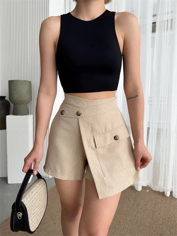 Tek cepli şort etek