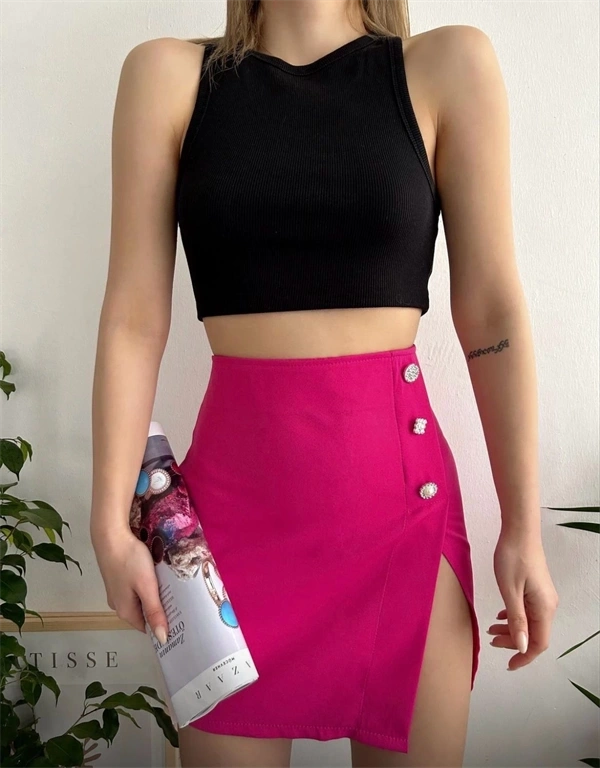 Üç taşlı mini etek