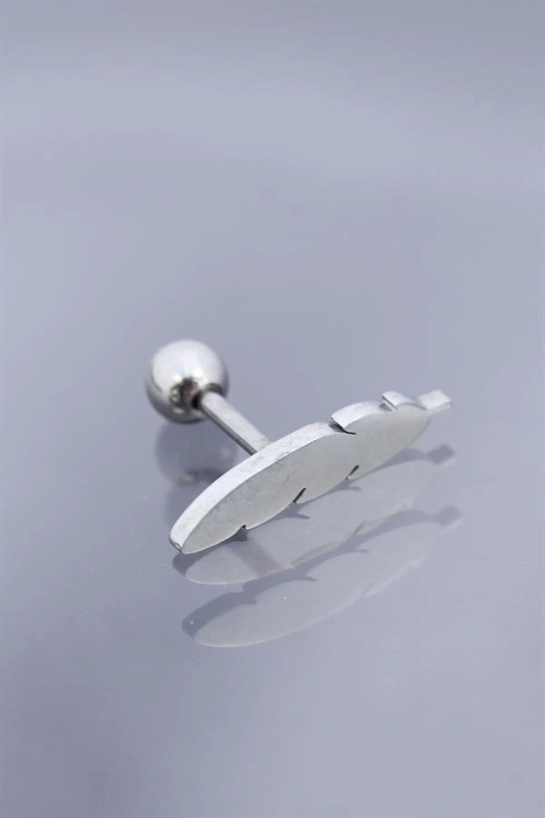 Yaprak Model 316L Cerrahi Çelik Piercing