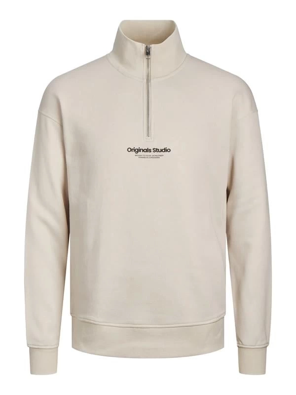 Yarım Fermuar Erkek Sweatshirt