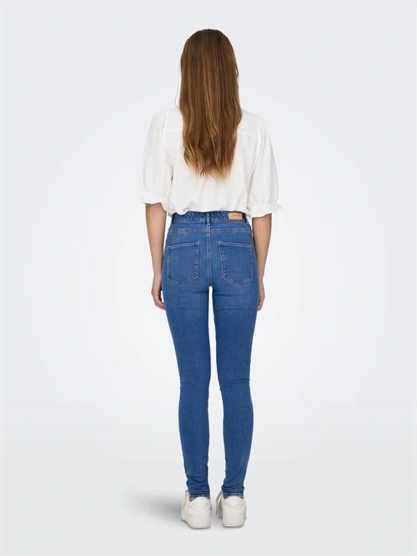 Yüksek Bel Dar Kesim Jean