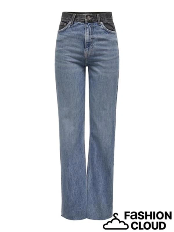 Yüksek Bel Likralı Bol Paça Beli Renkli Kadın Pantolon