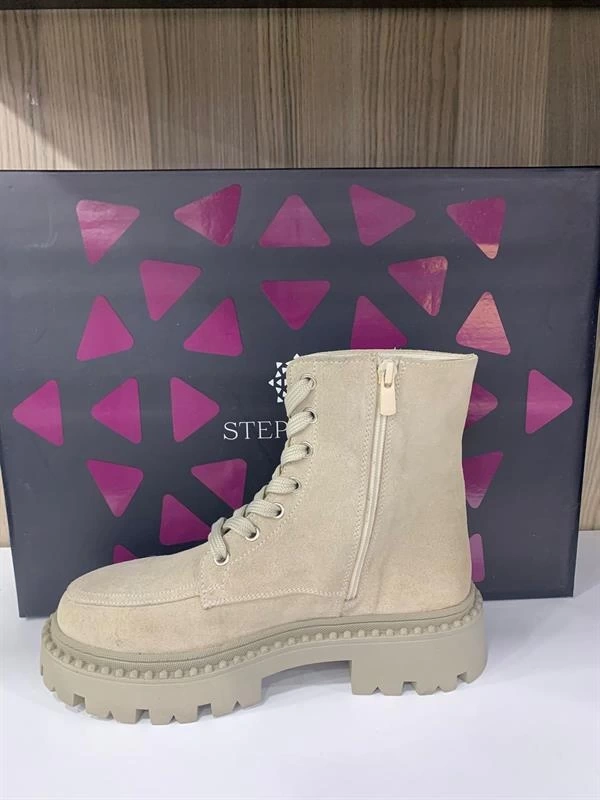 Z322412 Deri Bayan Fermuarlı Bot