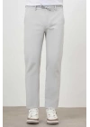 2534 Beli Lastikli Jogger Old Money Style Erkek Pantolon Gri