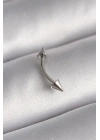 316L Çelik Gümüş Renk Çivi Model Piercing