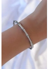 316L Çelik Gümüş Renk Kemik Model Bileklik