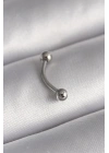 316L Çelik Gümüş Renk Topçuk Model Piercing