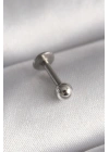 316L Çelik Gümüş Renk Topçuk Piercing