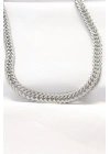 316L Çelik Silver Renk Balık Sırtı Zincir Kolye