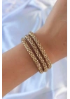Altın Renk Çoklu Kadın Bileklik