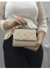 Bej cilt zoje çanta