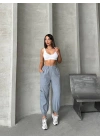 Jogger lastik paça pantolon