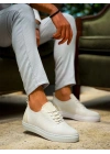 KB-101 Kuback Beyaz Triko Bağcıklı Günlük Erkek Ayakkabı