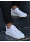 Kb-Bx1  Kuback Beyaz Cilt Yüksek Beyaz Taban Günlük Erkek Ayakkabı
