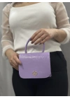 Lila cilt krash çanta