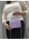 Lila cilt krash çanta