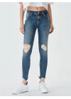 Lonıa Cut Normal Bel Super Skınny Jean
