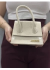 Luxe krem cilt çanta
