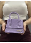 luxe lila cilt çanta