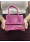 Luxe pembe cilt çanta