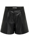 Mom Deri Kadın Şort