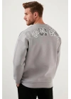 New Age Sırt Baskılı Üç İplik Sweatshirt
