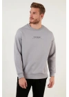 New Age Sırt Baskılı Üç İplik Sweatshirt