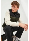 Parçalı Şişme Erkek Yelek