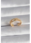 Pirinç Gold Renk Kadın Yüzük