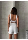 Pliseli şort etek